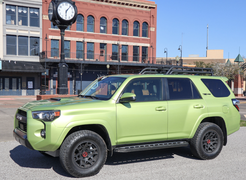 The Toyota 4Runner in Lime Rush with black details
