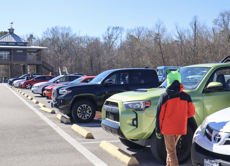 Talk about standout in a crowd! The Toyota 4Runner doesn't get lost in a sea of cars.