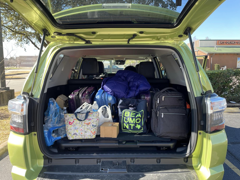 We had plenty of cargo space in the Toyota 4Runner TRDPro
