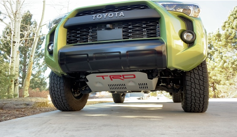 2022 TRD Pro skid plate. Photo: Sara Lacey
