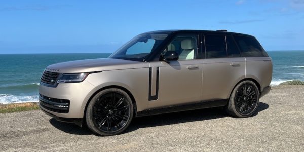 Range Rover on the Pacific Coast Highway. Photo: Sara Lacey