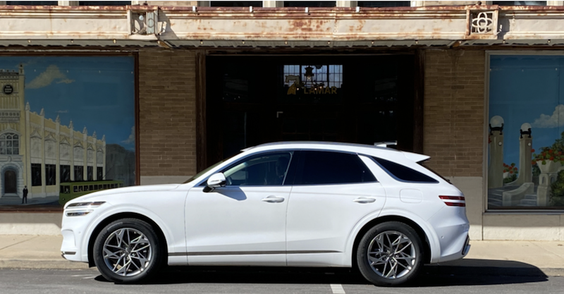 Luxury like a sedan, shaped like a crossover, but drives like an SUV thanks to the AWD. Photo: Erica Mueller