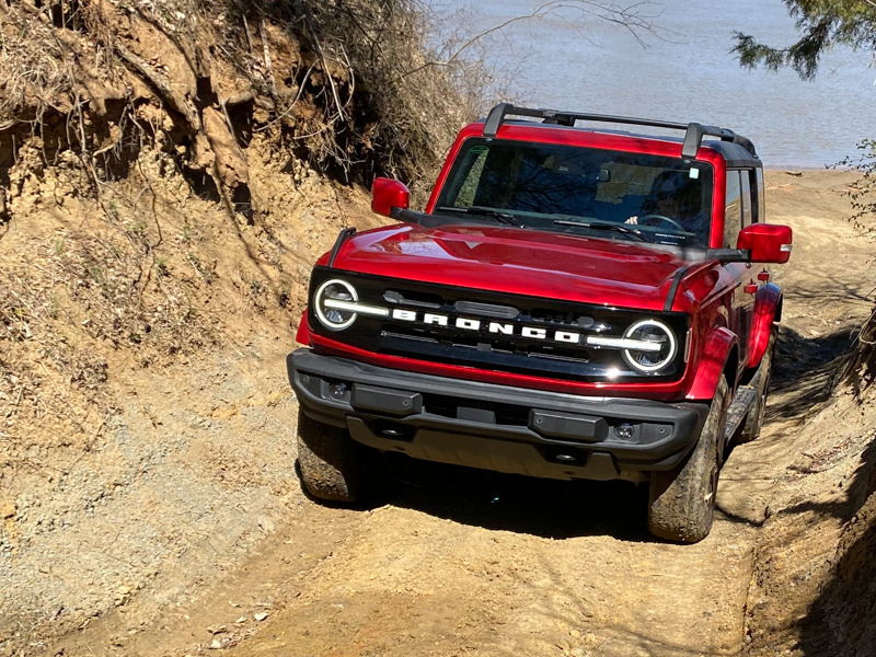 2021 Ford Bronco in Rapid Red