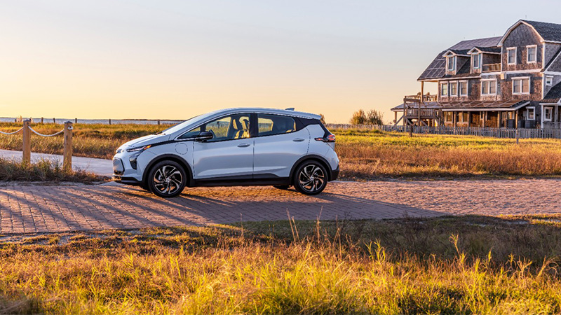 2022 Chevy Bolt Parked Outdoors