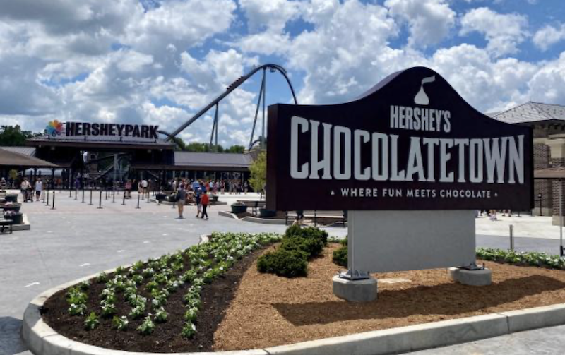 Hershey Park and Chocolate World in Hershey, PA
