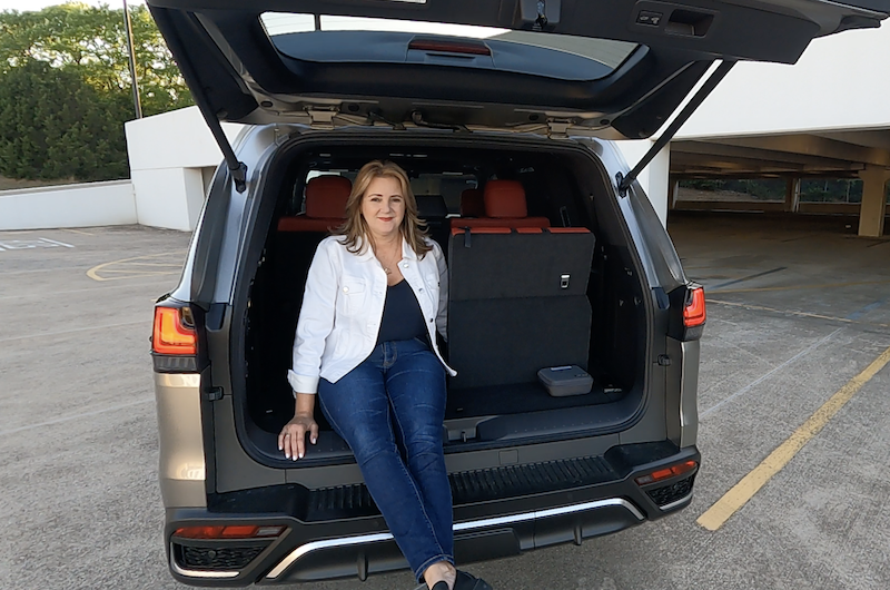 Tailgating in the tail gate of the Lexus LX 600
