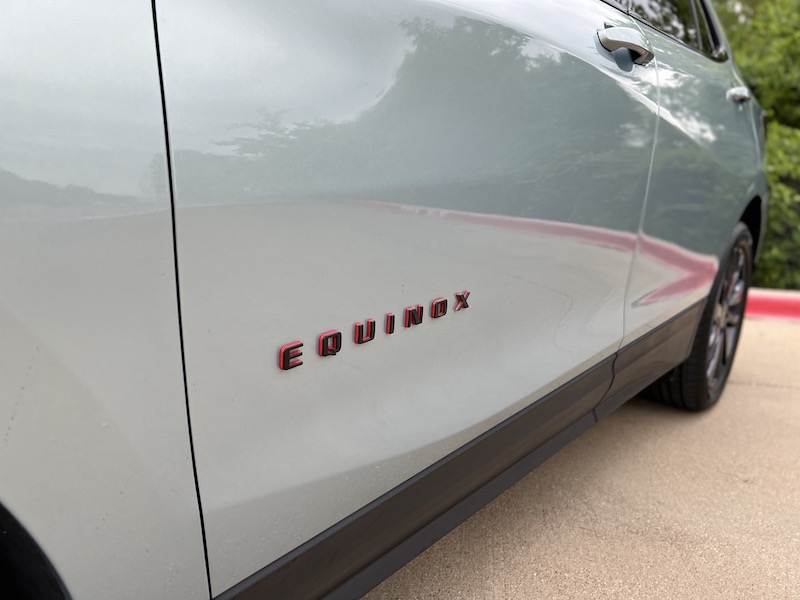 The black gloss Equinox badge. Photo: Scotty Reiss