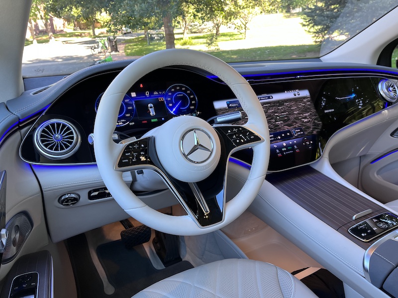 The 2023 Mercedes-Benz Eqs Suv Dash Hands Free Driving Self Driving Cars
