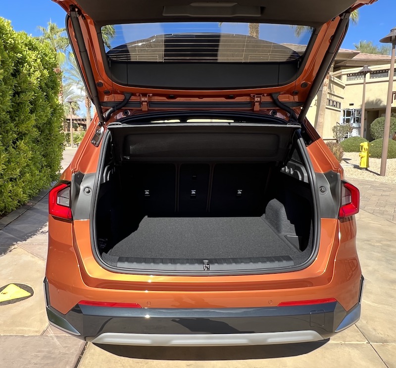 The Cargo Space Is Open And Roomy In The 2023 Bmw X1
