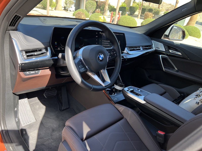 The Front Seat In The 2023 Bmw X1