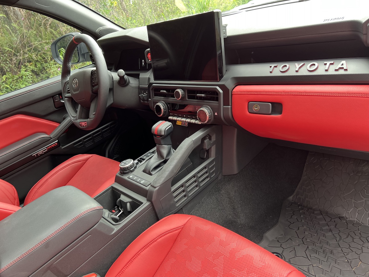 The Interior Of The Trd Pro Has A Lot Of Similarities To The Tundra