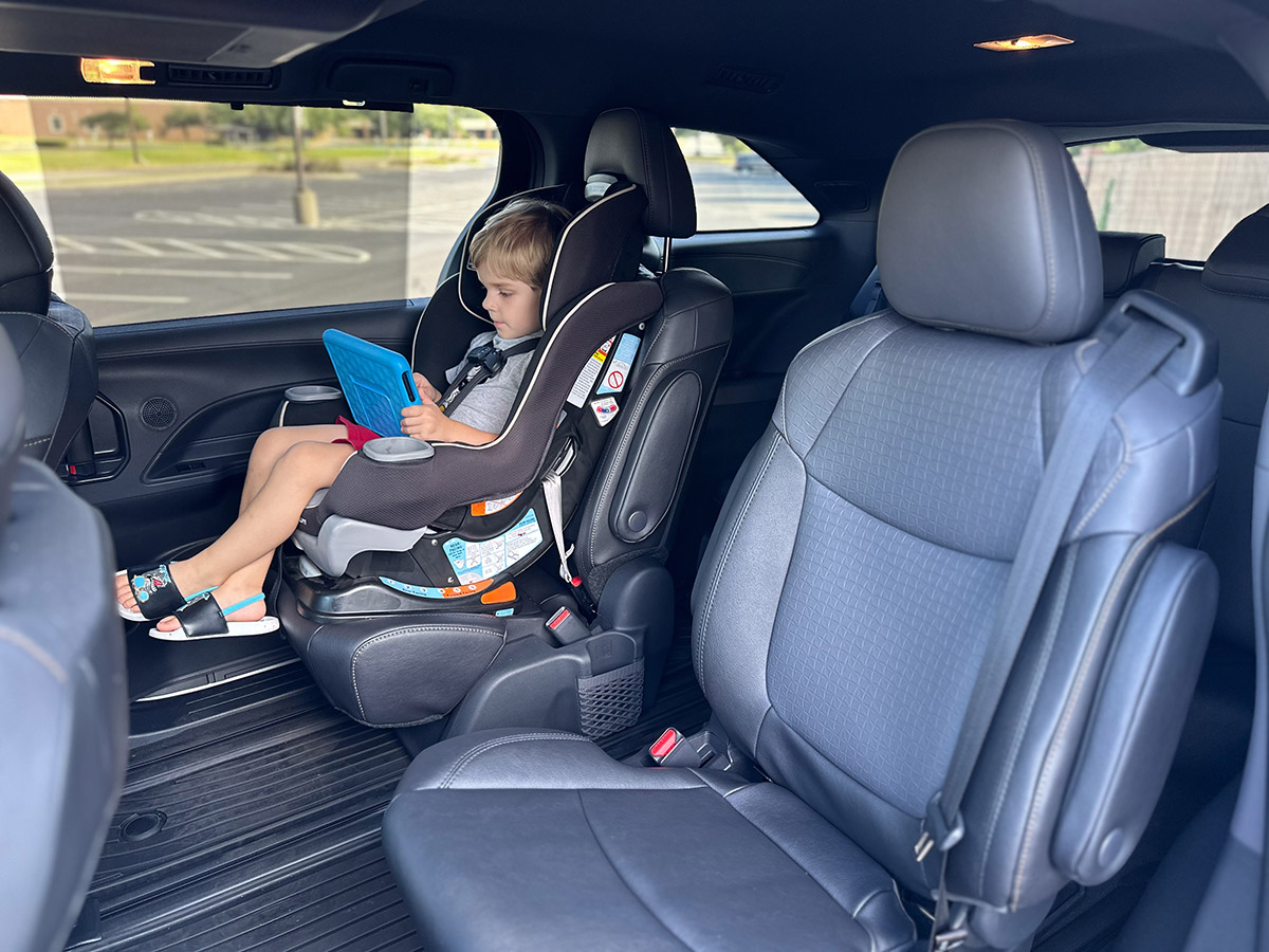 Child Seat View - Toyota Sienna Woodland Edition