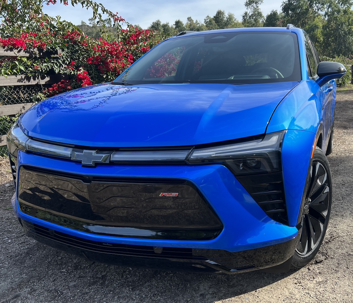 The Front Of The Chevrolet Blazer Ev Rs
