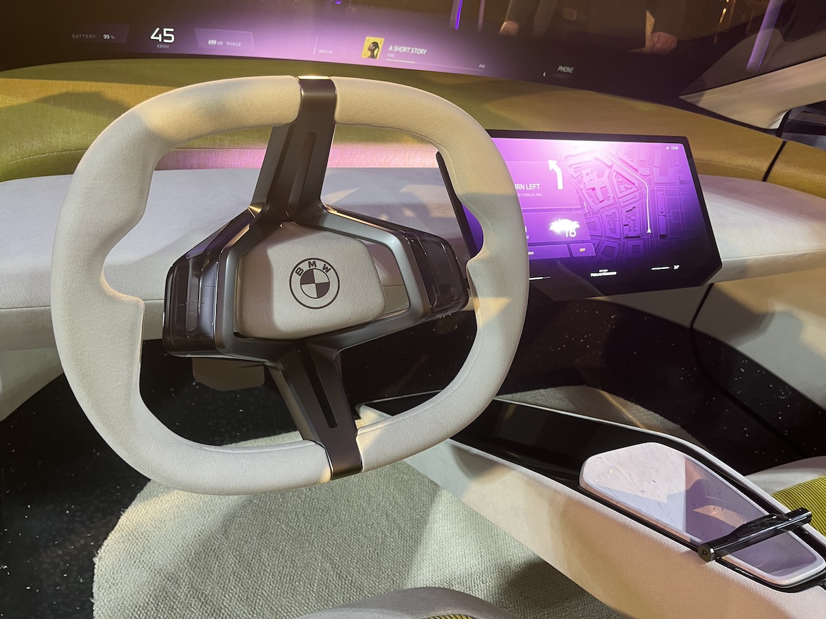 The Front Cabin In The Bmw Neue Klasse Concept