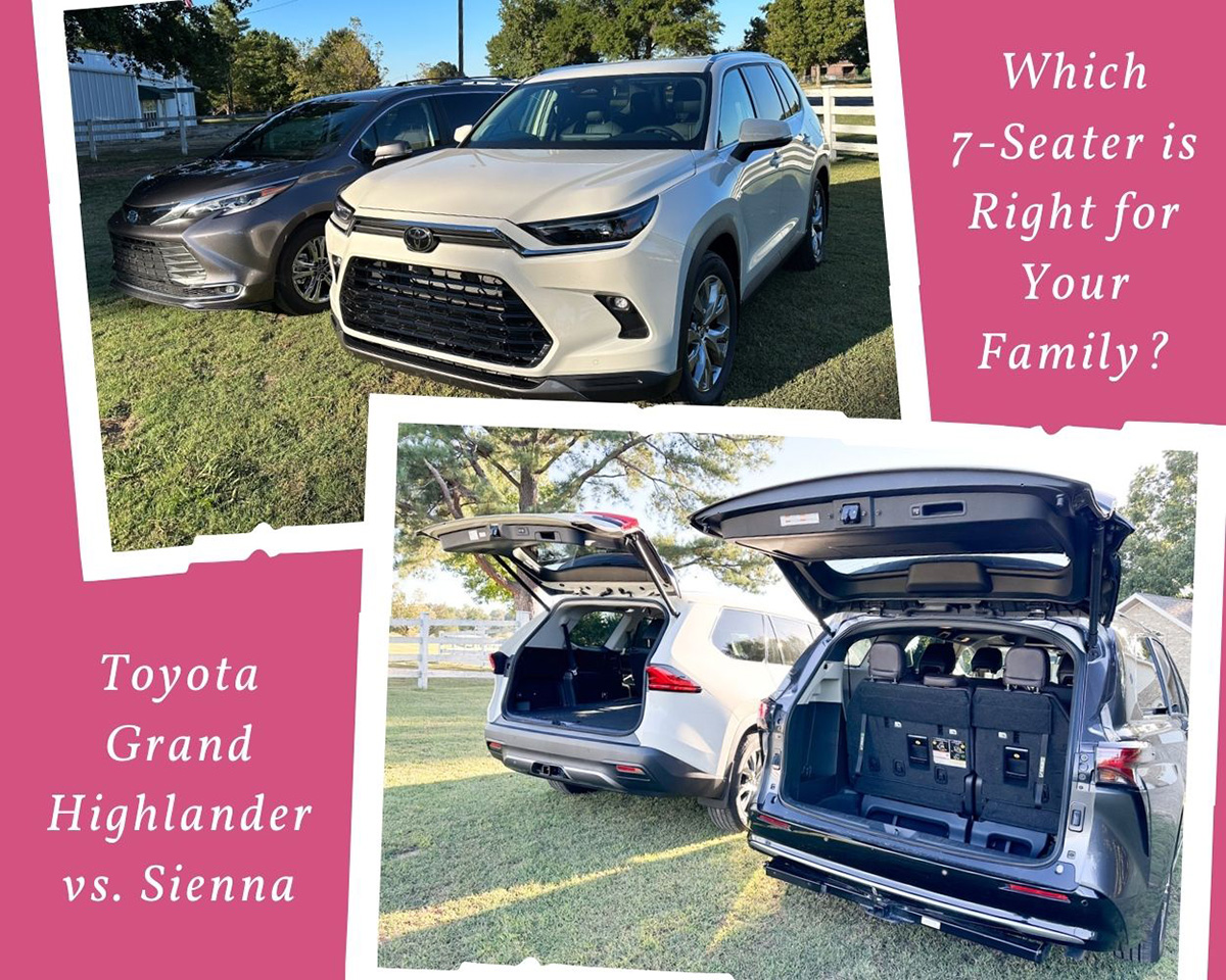 The Toyota Grand Highlander And The Toyota Sienna.