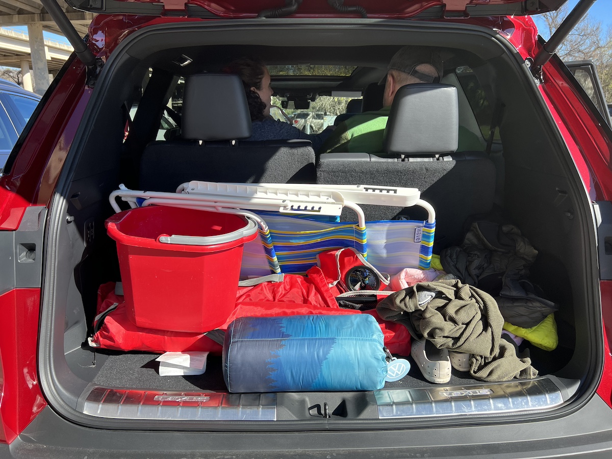 The Lexustx Cargo Area Has Room For Lots Of Gear