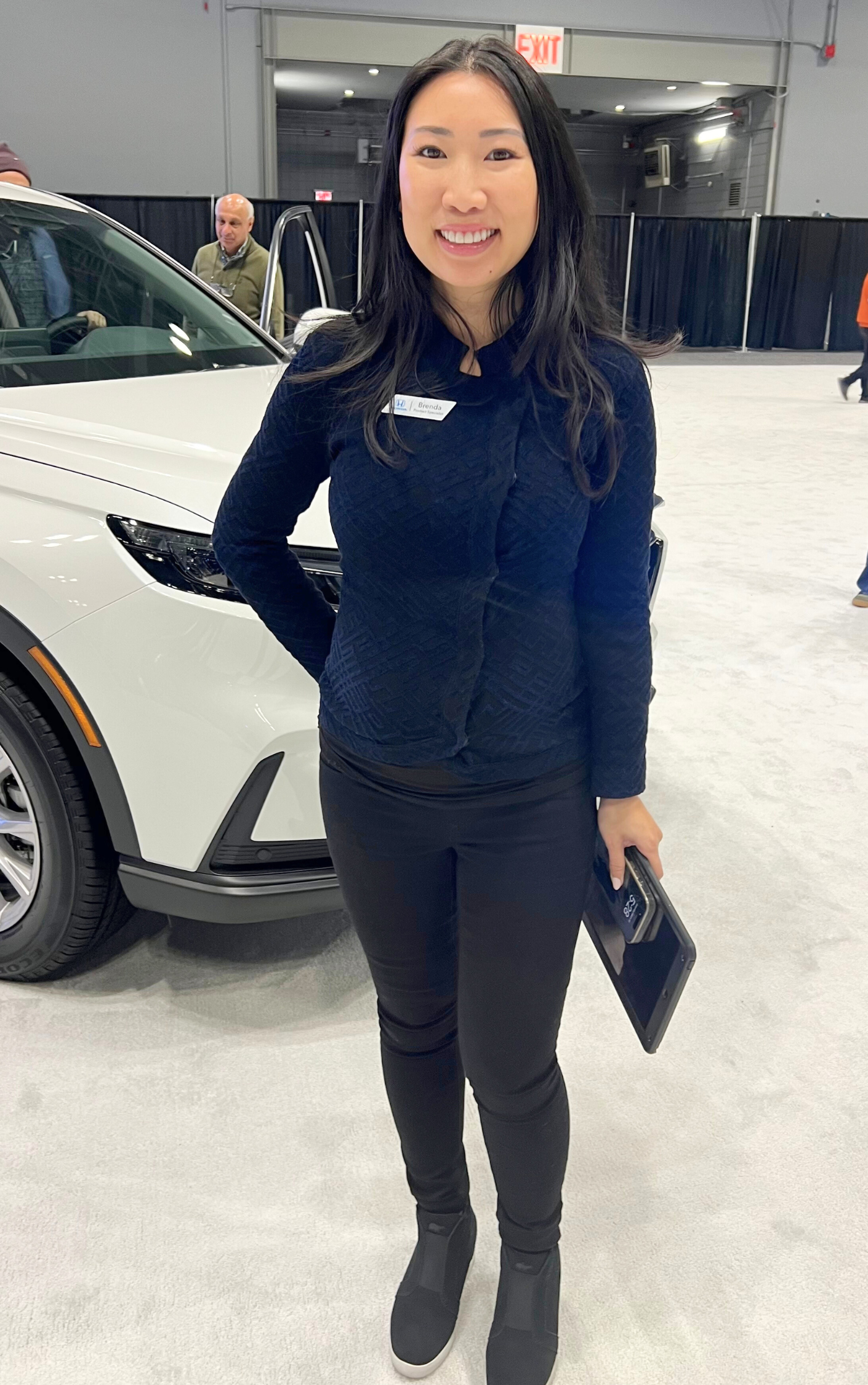 Honda Product Specialists At Car Shows Wear Armani And Ag Jeans 