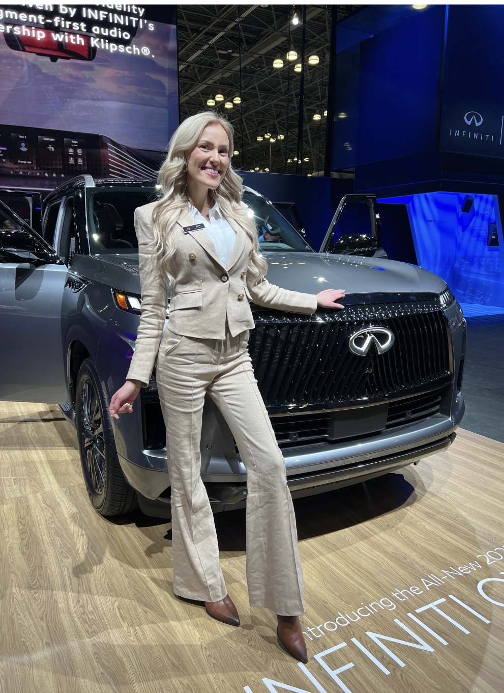 Infiniti Product Specialists Are In Head To Toe Veronica Beard Suits