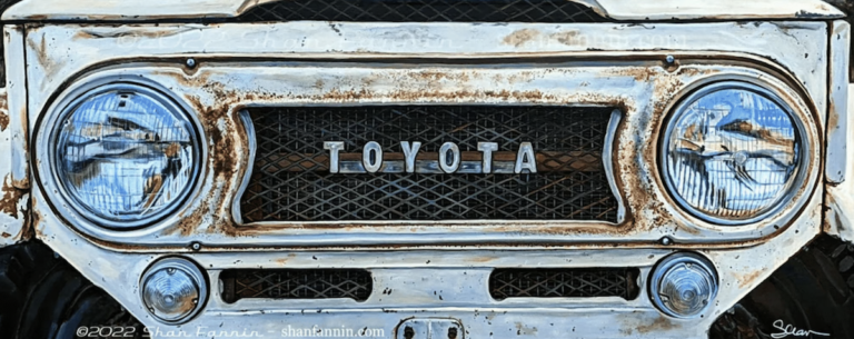 Vintage Toyota Land Cruiser Grille