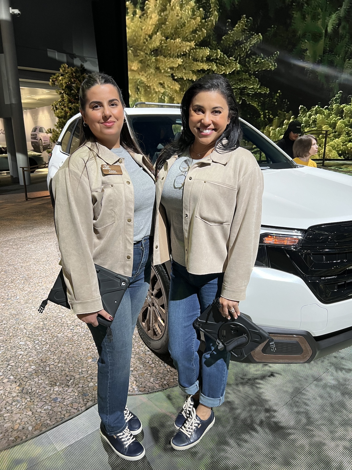 Vince Camuto Shirts, Liverpool Jeans And Ecco Shoes At Subaru Car Shows