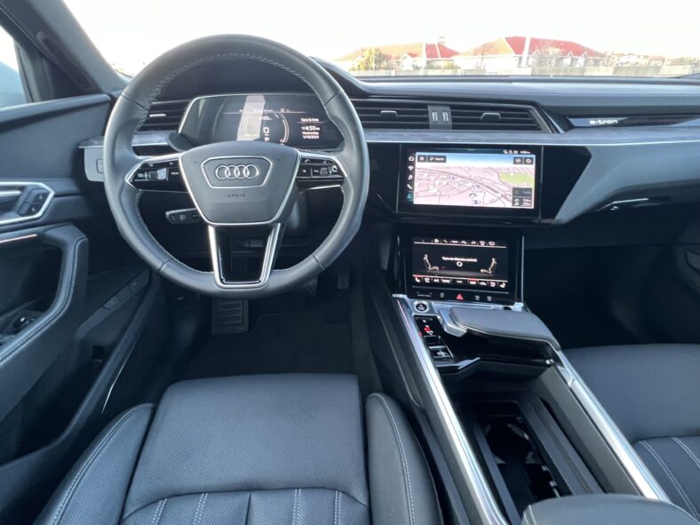 The View From The Driver'S Seat In The Audi Q8 E-Tron