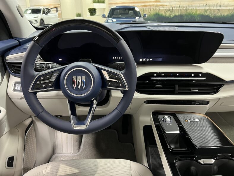 The View From The Driver'S Seat In The Buick Enclave