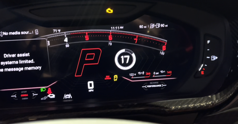 Urus Performance Mode Gives An Additional 20 Seconds Of Max Performance