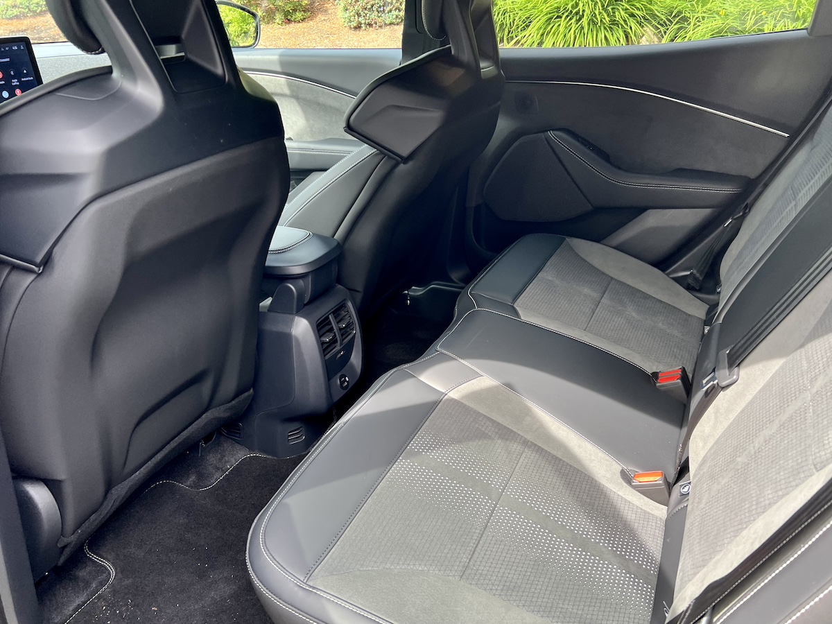 Rear Seats Offer Lots Of Legroom In The 2024 Ford Mustang Mach-E Gt
