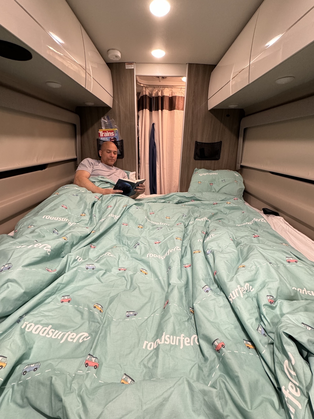 We Fell in Love with this Campervan for Summer Road Trip Travel 10 Road Surfer Turning The Seating Into A Bed