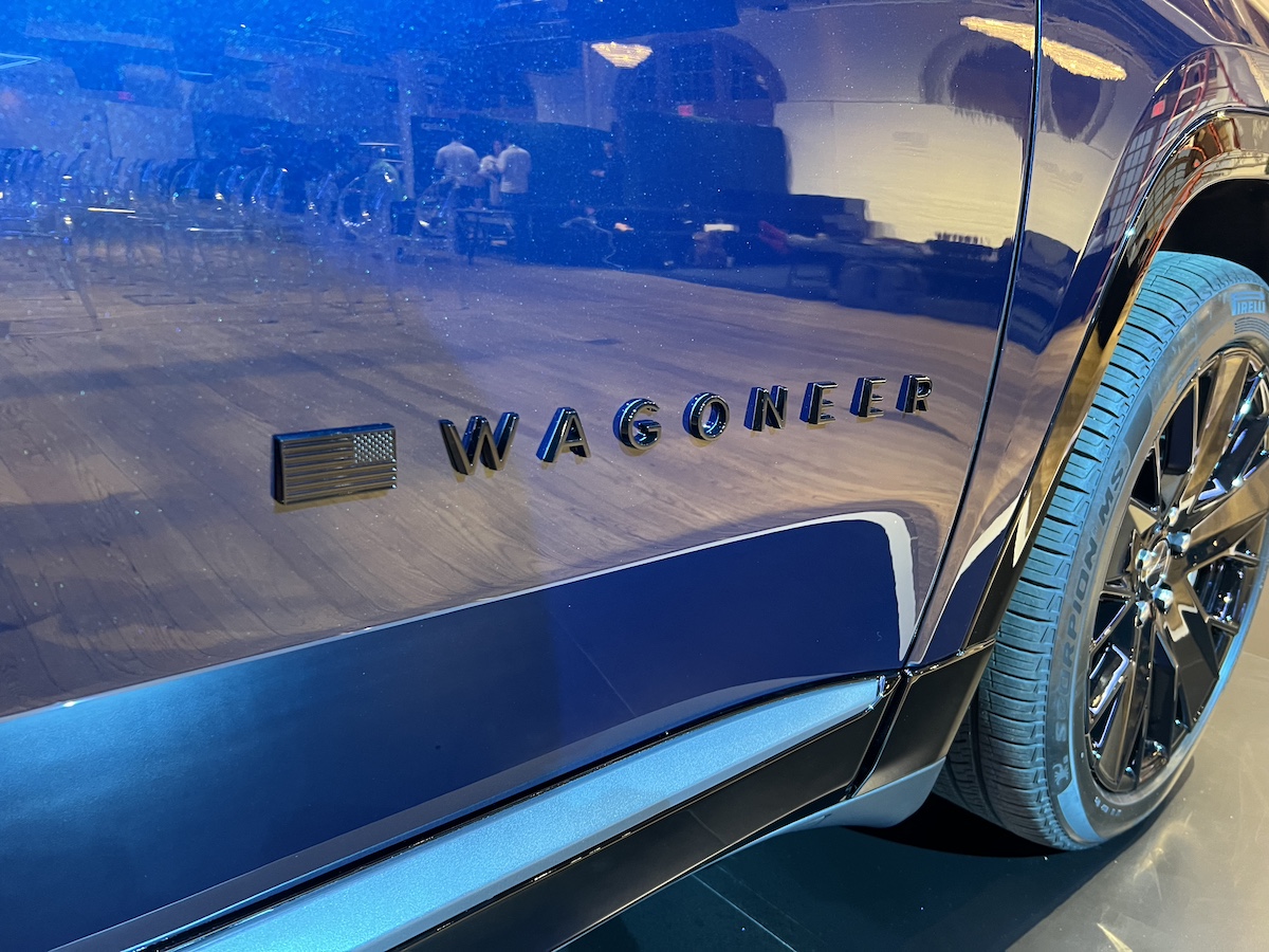 The Jeep Wagoneer Badge
