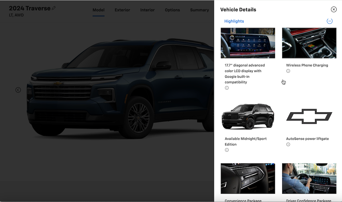 Let's Go Car Shopping: How to Buy a Car Online Using the Carmaker's Configurator 8 Click On Highlights To Confirm The Details You Chose