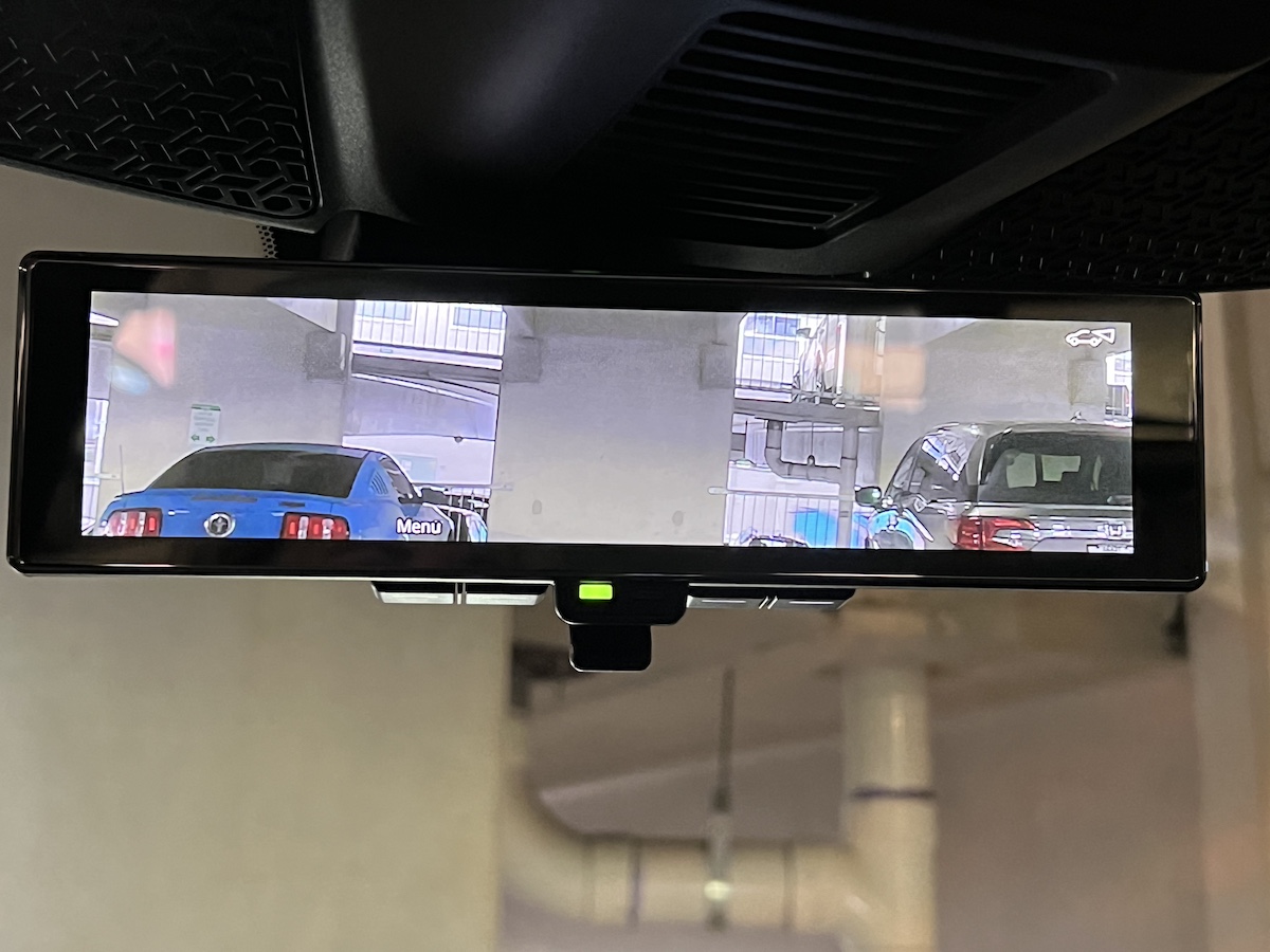 The Rear View Camera Is Really Nicely Shaped, Large And Easy To See In The Nissan Ariya