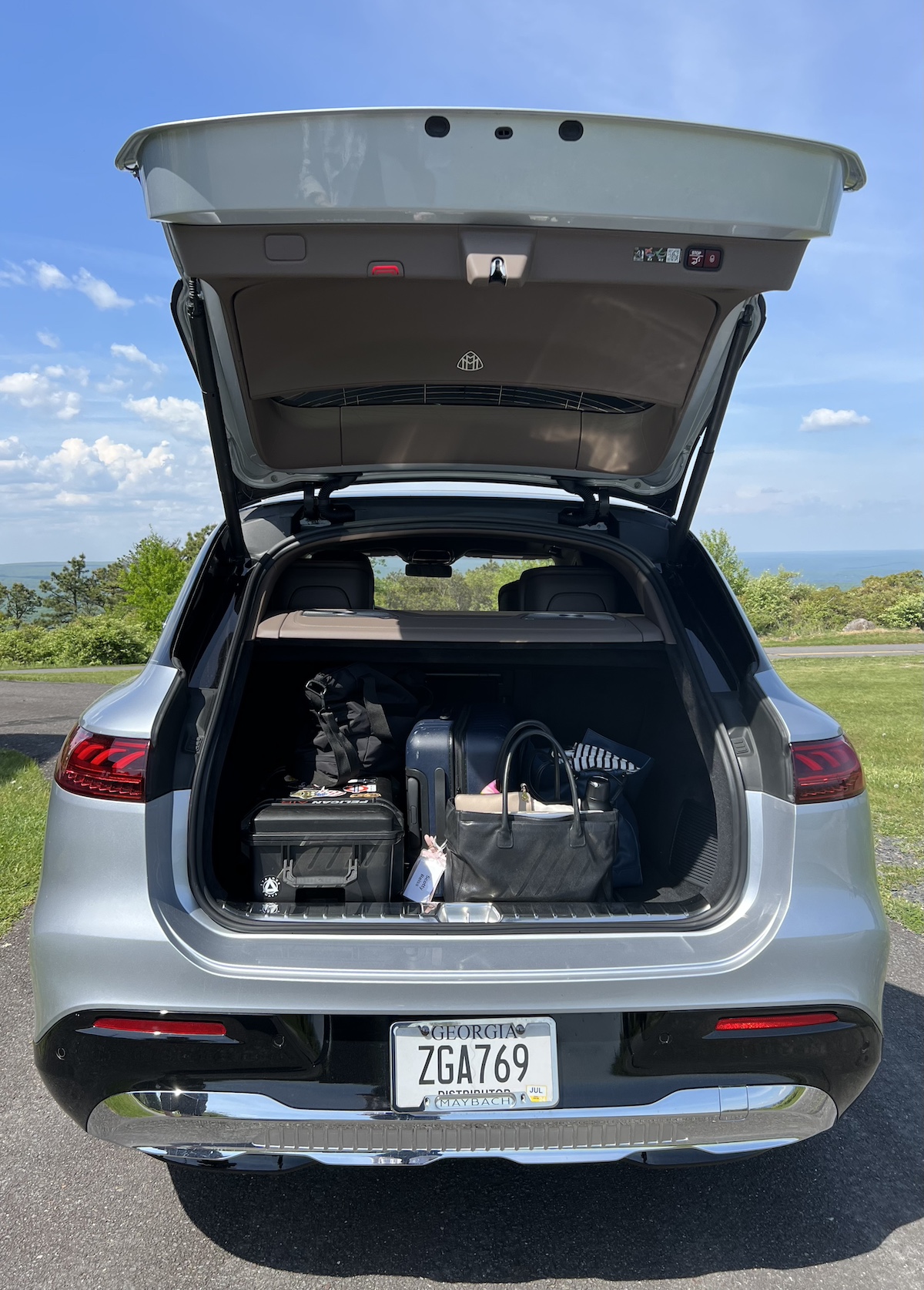 Cargo Space In The Mercedes Maybach Eqs 680