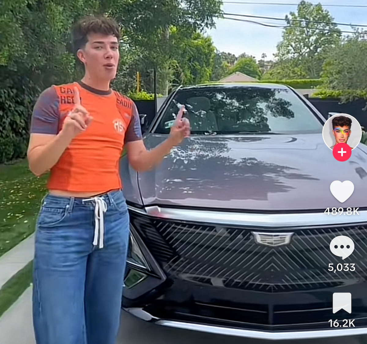 James Charles Cadillac Lyriq