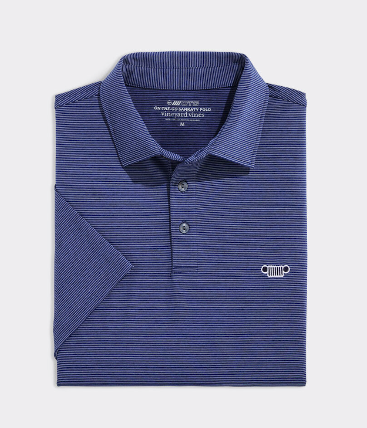 Jeep X Vineyard Vines St. Jean Strip Sankaty Polo $110