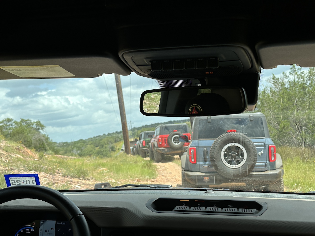 I Took My Son To the Ford Bronco Off-Roadeo Where He Learned About Himself, About Me and Off-Roading 9 The Broncos Are Put Through Their Paces In A Single File Line Through The Texas Countryside