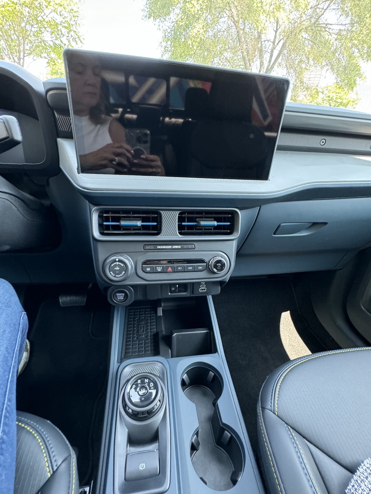 The Command Center And 13 Multimedia Screen In The Ford Maverick Lobo