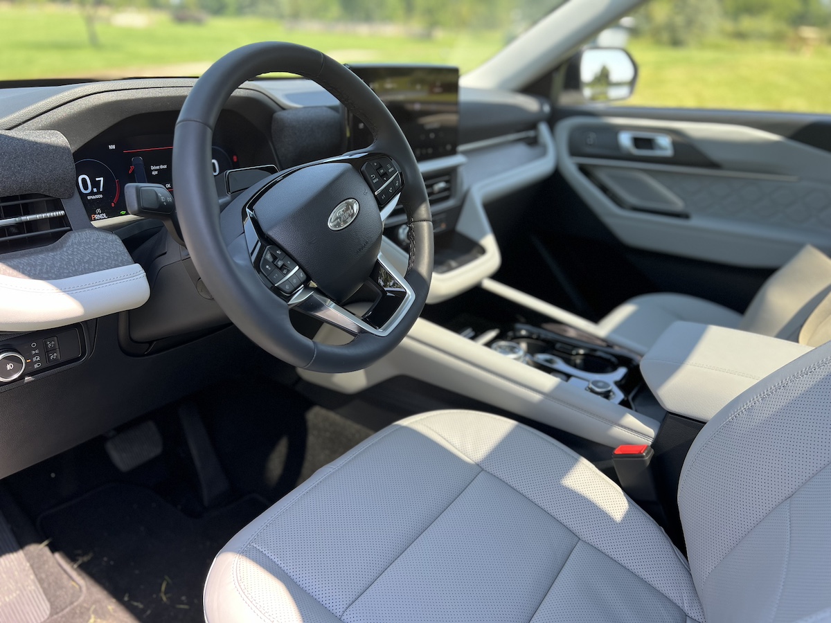 The Front Seat In The 2025 Ford Explorer