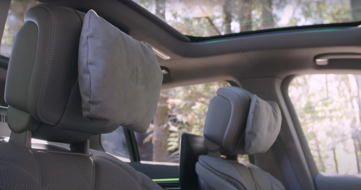 The Microsuede Head Rest Pillows May Have Been My Favorite Feature In The Mercedes-Maybach Eqs 680