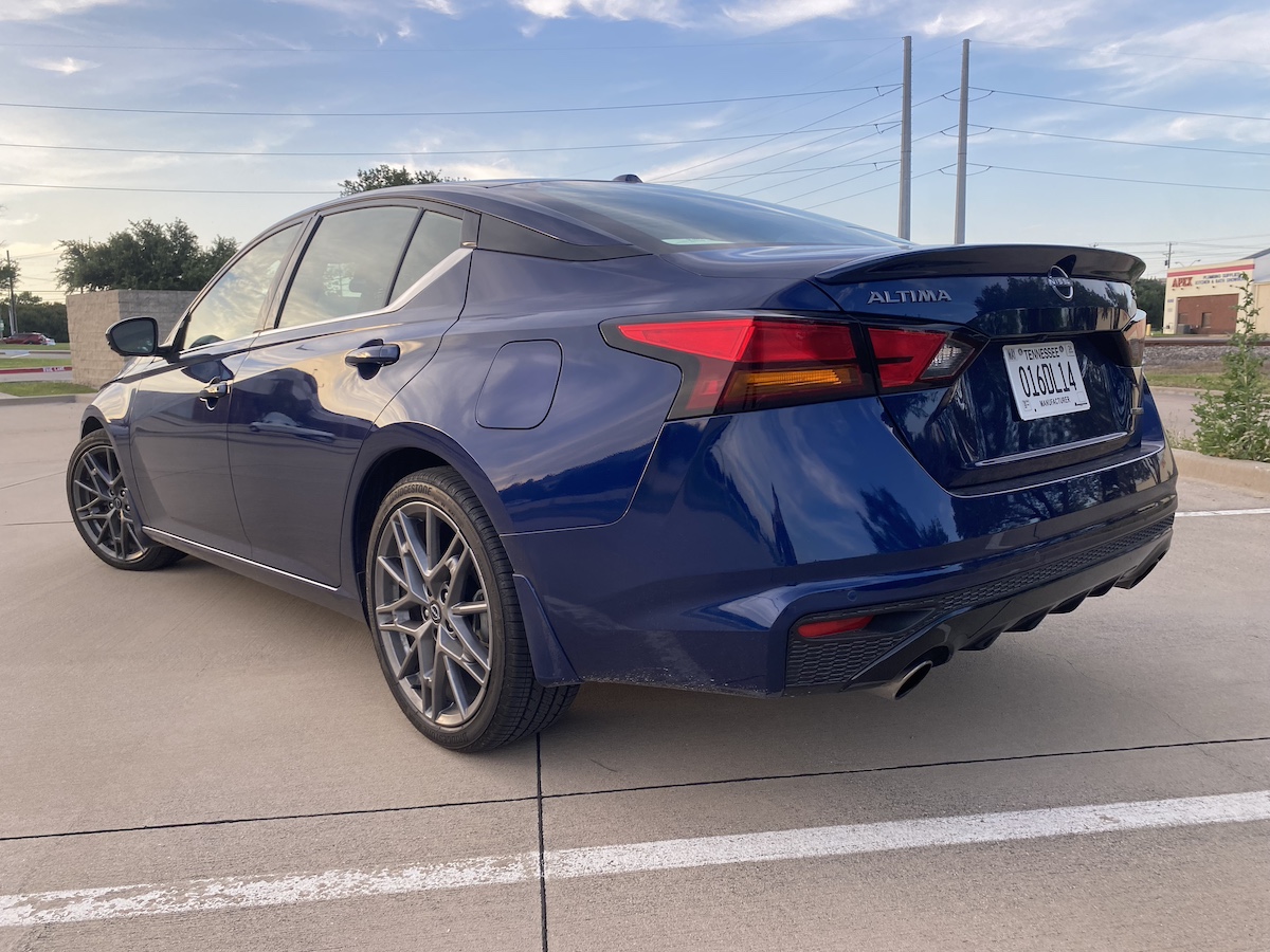 The Rear End Of The 2024 Nissan Altima Sr