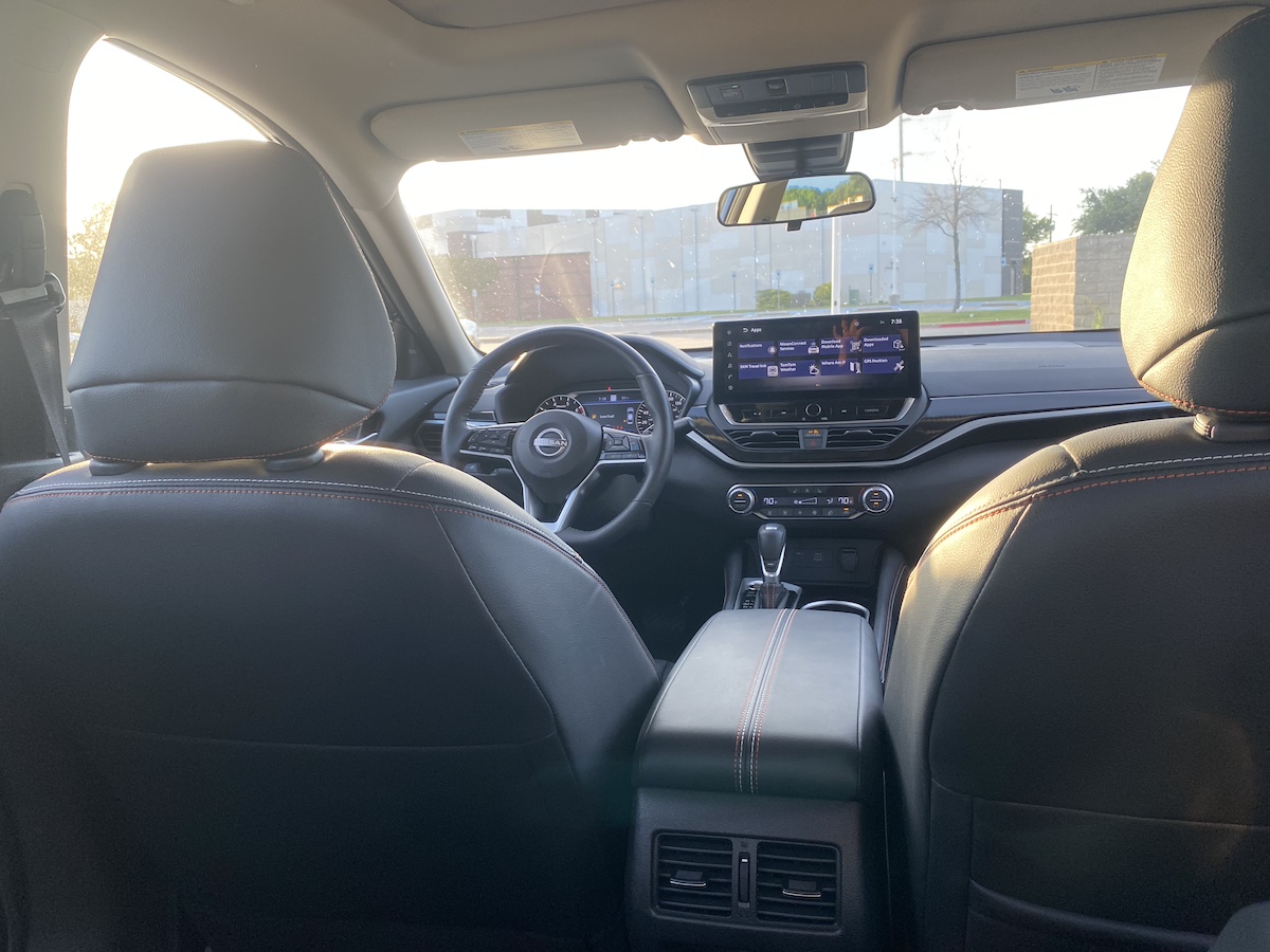 The Front Seat Of The 2024 Nissan Altima Sv Interior