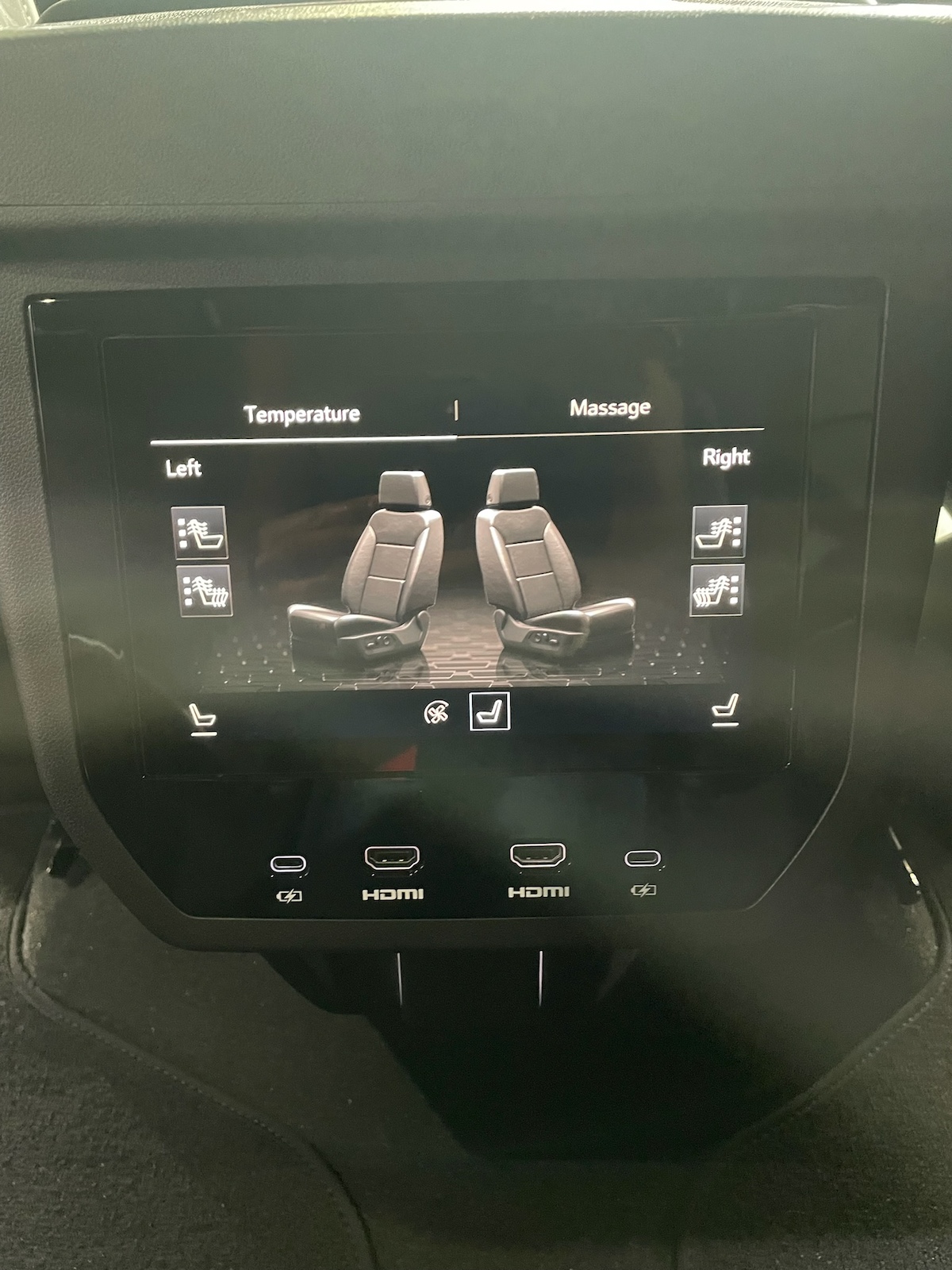 This Is Fancy- Rear Seat Comfort Control Screen In The 2025 Gmc Yukon Denali