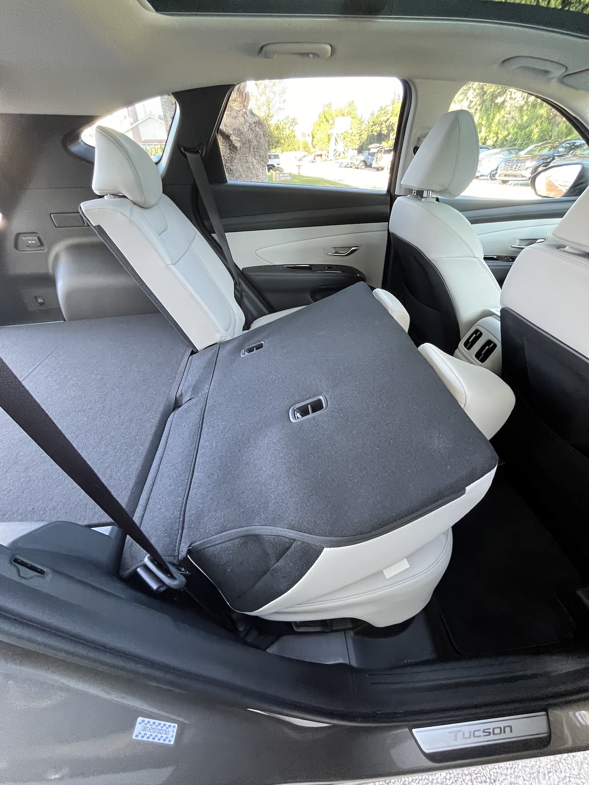 The 2025 Hyundai Tucson Wants to Help Take Care of Your (Actual) Baby 4 Rear Seats In The 2025 Hyundai Tucson Hybrid