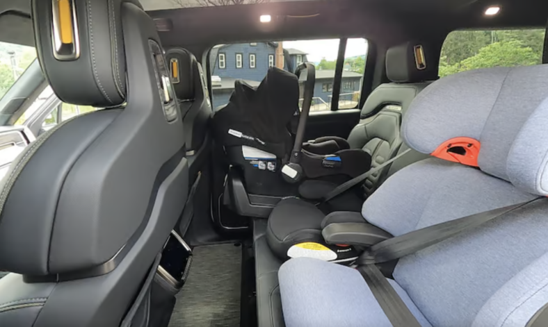 Rivian R1S SUV best child car seats