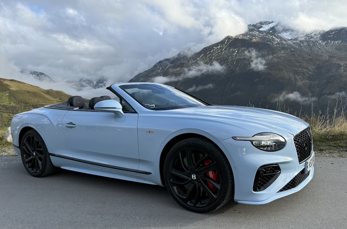 The 2025 Bentley Continental In Blue