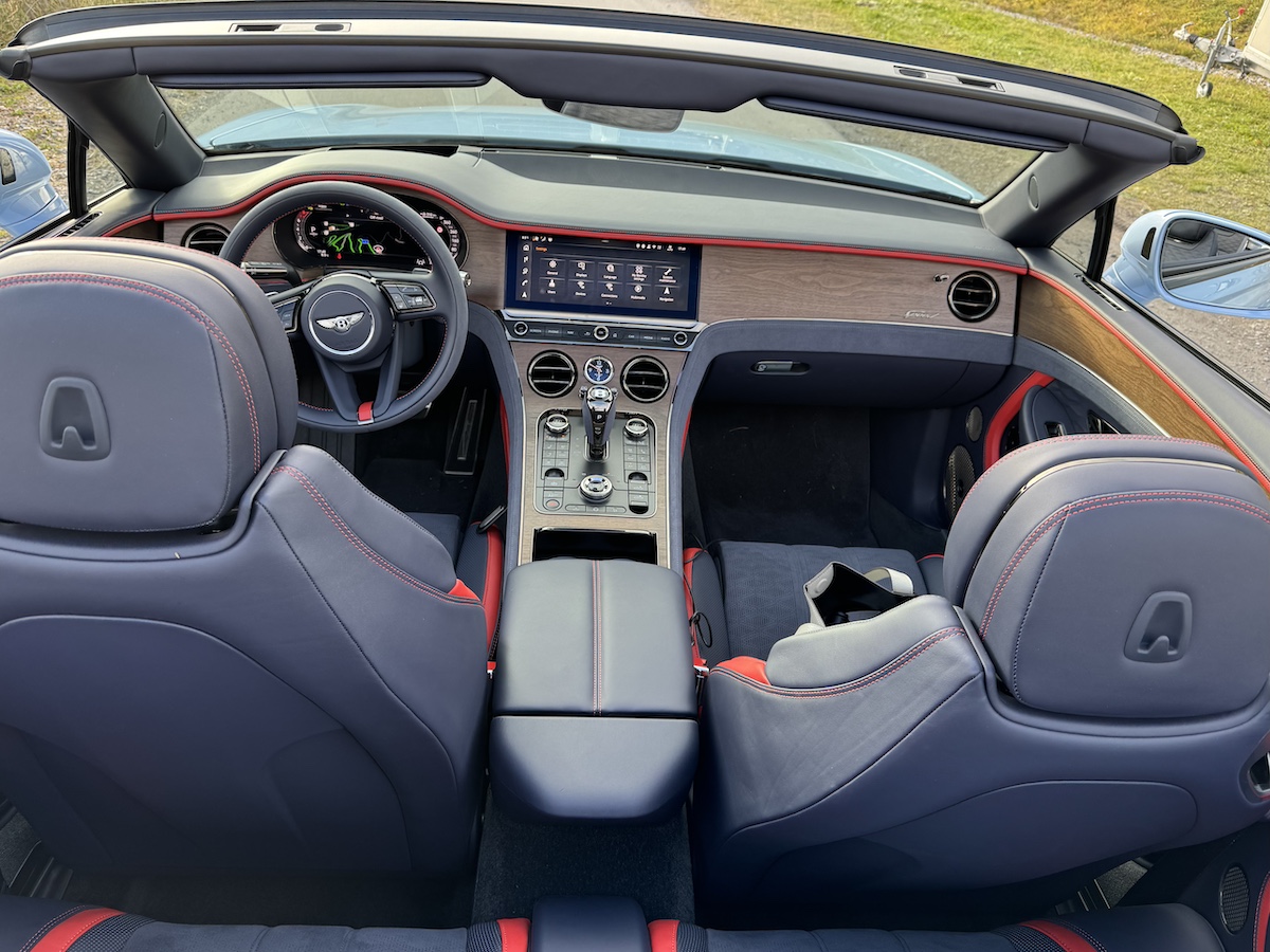 The 2025 Bentley Continental. From The Rear Seats