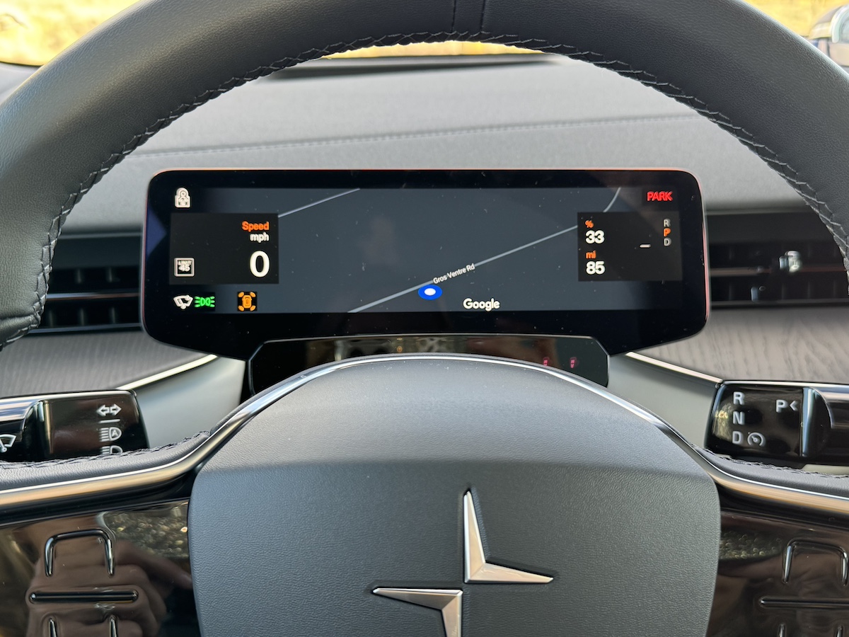 The Driver Display In The 2025 Polestar 3