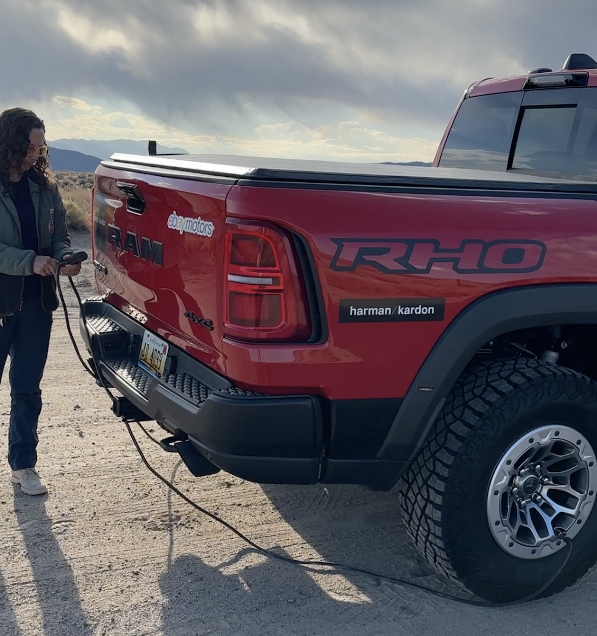Double Checking Our Tire Pressure On The Ram 1500 Rho