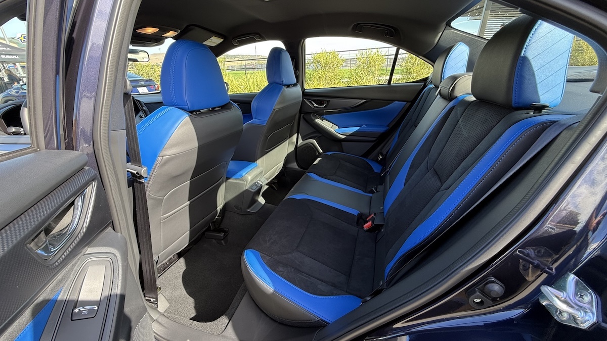 I Love That Rear Seat Passengers Get The Blue Too In The 2025 Subaru Wrx Ts