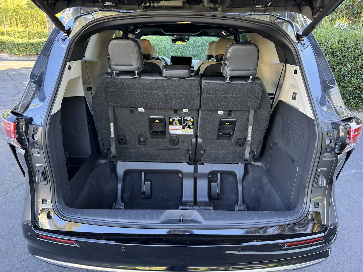 The Cargo Well Is Huge In The 2025 Toyota Sienna